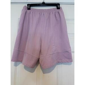 Free People Itimately sz M lilac comfy relaxed slouchy cotton blend shorts#1777